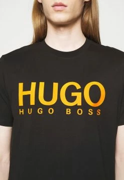 Top 10 🔔 HUGO DOLIVE - T-shirt Imprimé - Black 😉 -HUGO Sales a92fe0596edd4d6998ba7c2fa23d7f41