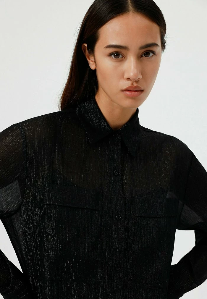 Meilleure vente ❤️ HUGO ELEANNE - Chemisier - Black 😍 4 Meilleure vente ❤️ HUGO ELEANNE - Chemisier - Black 😍 – Image 4