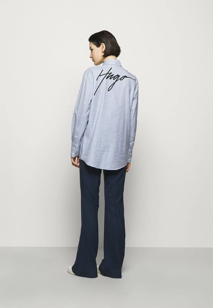 Top 10 🧨 HUGO ELOG - Blouse - Dark Blue 🥰 3 Top 10 🧨 HUGO ELOG - Blouse - Dark Blue 🥰 – Image 3