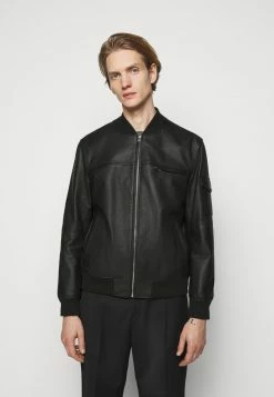 Promo 💯 HUGO LIVIUS - Veste En Cuir - Black 🎉