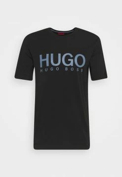 Meilleure vente 👏 HUGO DOLIVE - T-shirt Imprimé - Black/blue 😉 -HUGO Sales aa7dae62195649ecb77e3b94299458d4