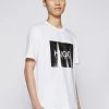 Nouveau 👍 HUGO DOLIVE - T-shirt Imprimé - White 🎁