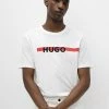 Bon marché 🔥 HUGO DZOKIS - T-shirt Imprimé - White 🧨