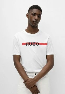 Bon marché 🔥 HUGO DZOKIS - T-shirt Imprimé - White 🧨