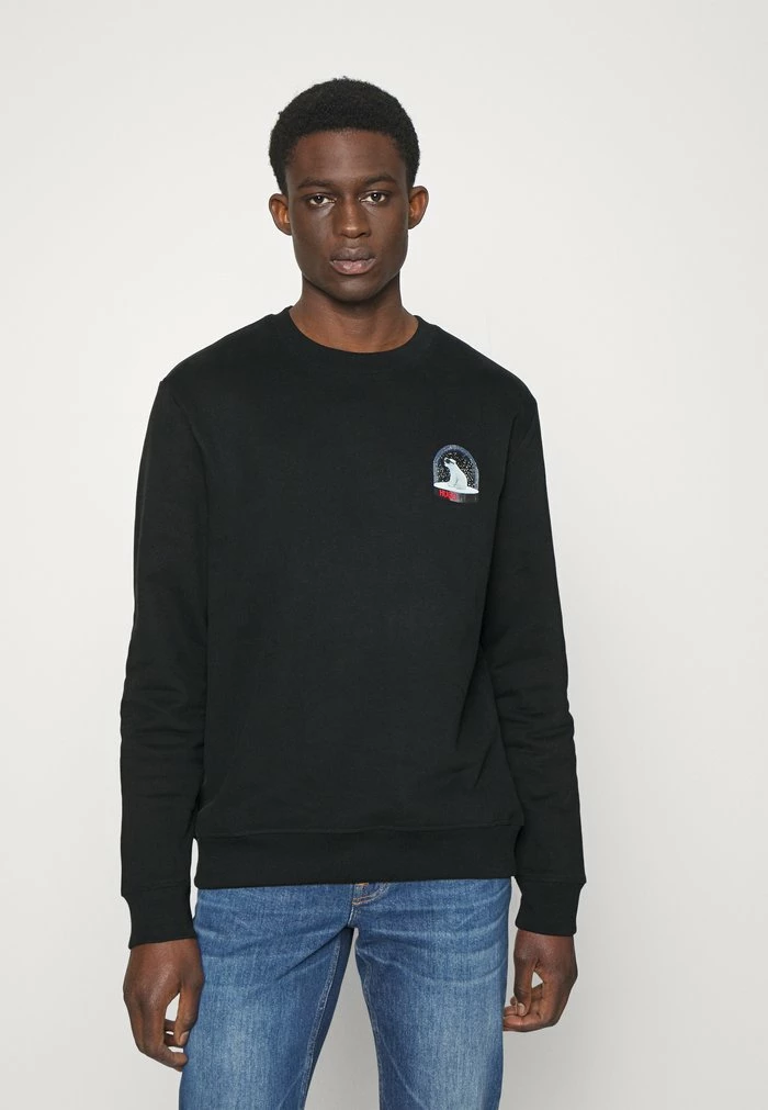 Top 10 💯 HUGO DOLARBEAR - Sweatshirt - Black 🥰 1 Top 10 💯 HUGO DOLARBEAR - Sweatshirt - Black 🥰