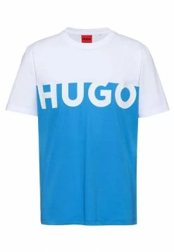 Bon marché 🥰 HUGO DAKOTUS - T-shirt Imprimé - Blue ⭐
