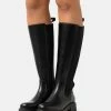 Meilleur prix 🛒 HUGO AXEL CHELSEA BOOT - Bottes à Plateau - Black 🎁