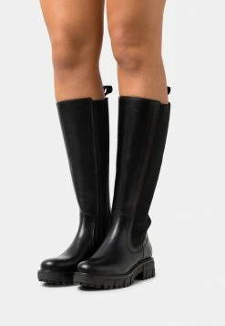 Meilleur prix 🛒 HUGO AXEL CHELSEA BOOT - Bottes à Plateau - Black 🎁