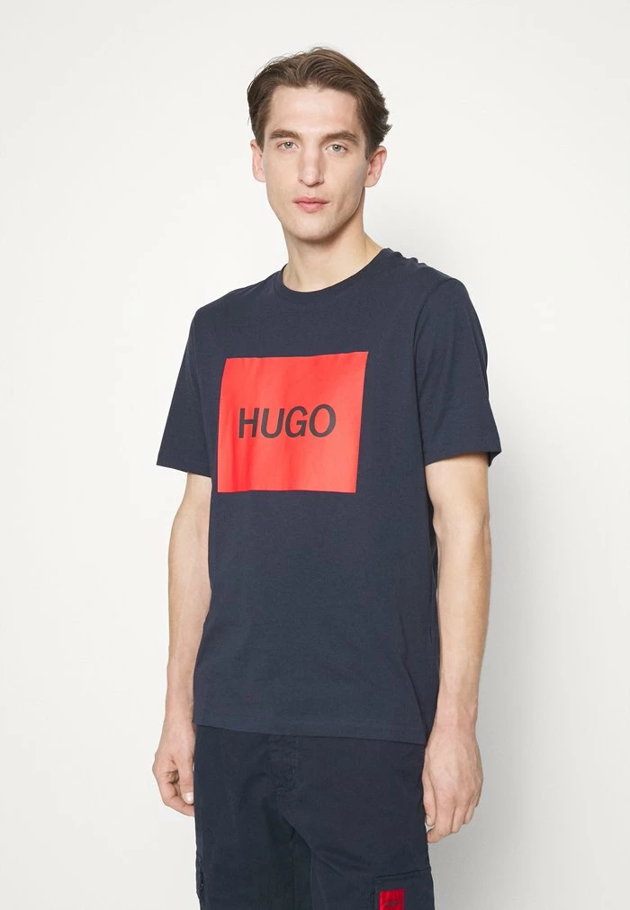 Remise 🛒 HUGO DULIVE - T-shirt Imprimé - Dark Blue 🤩 1 Remise 🛒 HUGO DULIVE - T-shirt Imprimé - Dark Blue 🤩