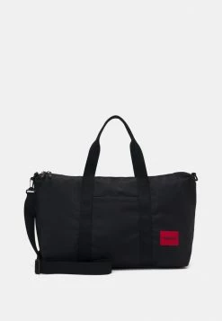 Budget 👍 HUGO ETHON HOLDALL UNISEX - Sac Week-end - Black ⭐