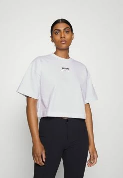 Nouveau 🛒 HUGO DAYLORA - T-shirt Basique - White 💯