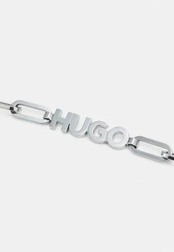 Tout neuf ✔️ HUGO LOGOBOLD NECKLACE UNISEX - Collier - Silver-coloured 🥰 -HUGO Sales b10c6a6de9254f728803f4221dad4bbb