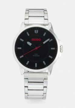 Meilleur prix 🥰 HUGO FIRST - Montre - Silver-coloured/black ✔️