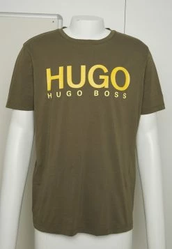Offres 🔔 HUGO DOLIVE - T-shirt Imprimé - Green 🥰 -HUGO Sales b3ac732c1c294fe6bd0a87425bb409c0