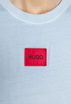 Sortie 🤩 HUGO T-shirt Basique - Pastel Blue 😀 -HUGO Sales b3c8df3ee12c41bbae400a197ac27777