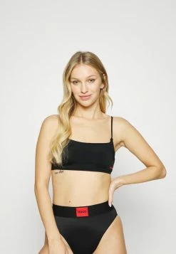 Bon marché 🤩 HUGO BRALETTE PURE - Haut De 👙 Bikini - Black 🔔