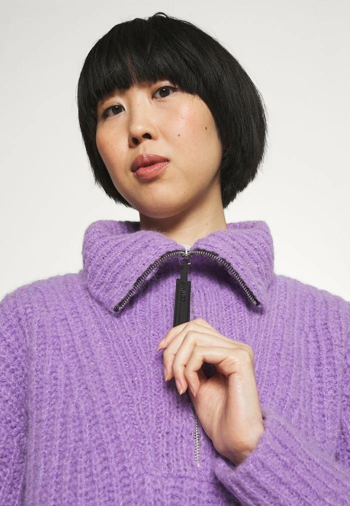 Sortie 🧨 HUGO STEVETTA - Pullover - Bright Purple 🌟 4 Sortie 🧨 HUGO STEVETTA - Pullover - Bright Purple 🌟 – Image 4