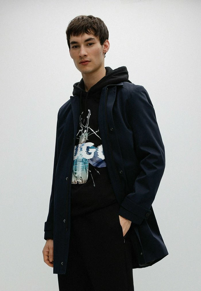 Meilleure affaire ⌛ HUGO MAREC - Manteau Court - Dark Blue 😀 5 Meilleure affaire ⌛ HUGO MAREC - Manteau Court - Dark Blue 😀 – Image 5