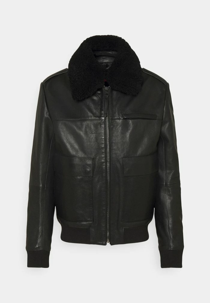 Coupon ✔️ HUGO LYAN - Veste En Cuir - Black 👏 6 Coupon ✔️ HUGO LYAN - Veste En Cuir - Black 👏 – Image 6