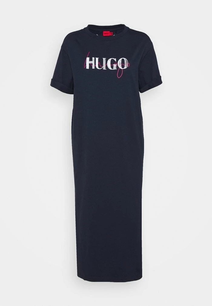 Offres 😉 HUGO NAILY - Robe Longue - Dark Blue 😉 6 Offres 😉 HUGO NAILY - Robe Longue - Dark Blue 😉 – Image 6