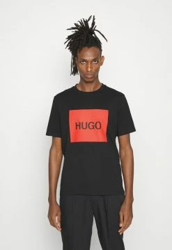 Grosses soldes 🧨 HUGO DULIVE - T-shirt Imprimé - Black 🎉