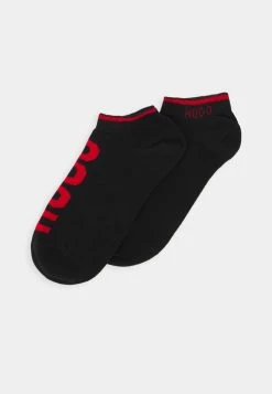 Remise 🎉 HUGO LOGO 2 PACK - Chaussettes - Black ✔️