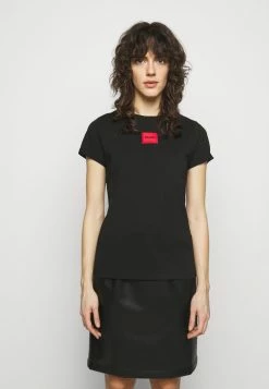 Coupon 👍 HUGO THE SLIMTEE - T-shirt Imprimé - Black 🎁