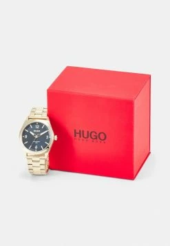 Meilleur prix 🎁 HUGO MAKE - Montre - Gold-coloured/blue 😉 -HUGO Sales baf71aefcd15413eb49dbe0b5891d66c