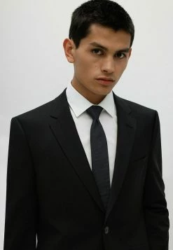 Le moins cher ✔️ HUGO Cravate - Black 🎉