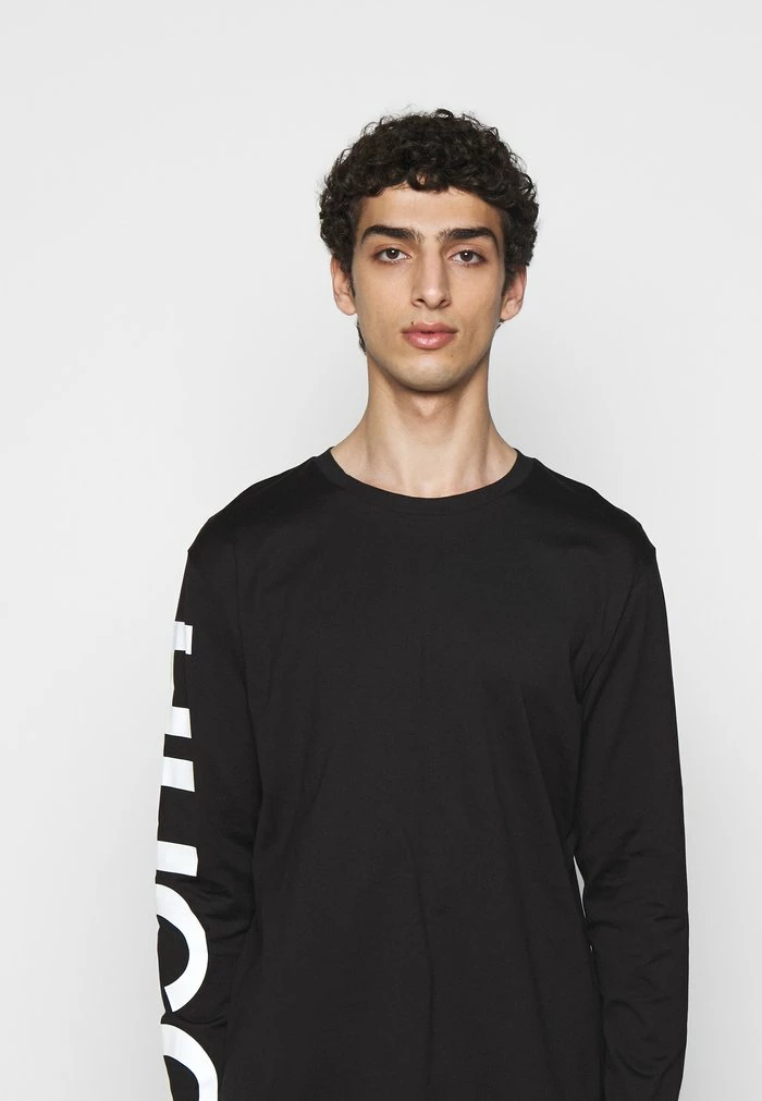 Top 10 👍 HUGO DEMEOS - T-shirt à Manches Longues - Black 🥰 4 Top 10 👍 HUGO DEMEOS - T-shirt à Manches Longues - Black 🥰 – Image 4