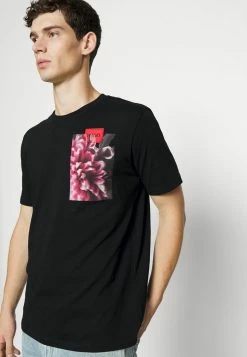 Vente flash 🔔 HUGO DLAMMER - T-shirt Imprimé - Black 🎁 -HUGO Sales bcdc0a94a71f486a874f9116c3d44410