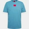 Remise 🎉 HUGO DIRAGOLINO - T-shirt Basique - Medium Blue 🧨