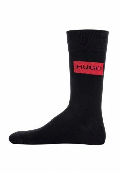 Meilleur prix 🎉 HUGO 2 PACK - Chaussettes - Schwarz Hellblau 🔥 -HUGO Sales bffc64d240fe4a07a51a3fd2722189a9