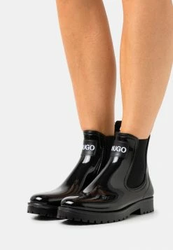 Meilleure vente ⌛ HUGO TABITA RAIN BOOTIE - Bottes En Caoutchouc - Black 🎁