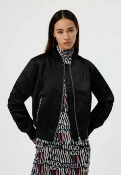 Vente flash 👏 HUGO ANTIKI-1 - Blouson Bomber - Black 😉