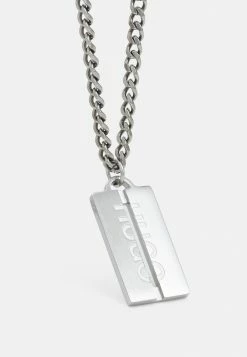 Top 10 ✨ HUGO E CUT NECKLACE - Collier - Silver-coloured 🤩 -HUGO Sales c11475db55654e2b838d1f84b8f91fa4
