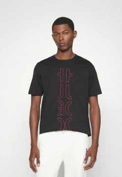 Top 10 🔔 HUGO DARLON - T-shirt Imprimé - Black 🧨