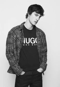 Budget 🔥 HUGO DOLIVE - T-shirt Imprimé - Dark Blue 🎁 -HUGO Sales c3450fa5c59047f296d74322f6b712f7