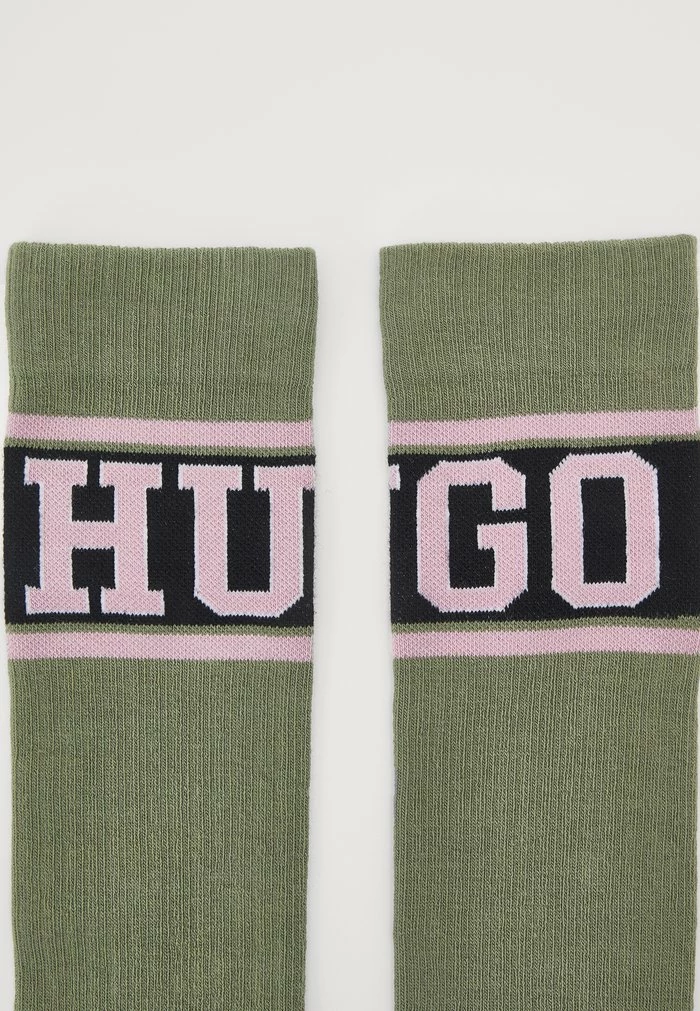 De gros 🎉 HUGO LOGO - Chaussettes - Khaki ⭐ 2 De gros 🎉 HUGO LOGO - Chaussettes - Khaki ⭐ – Image 2