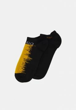 Coupon 🌟 HUGO DESIGN 2 PACK - Chaussettes - Black ⭐