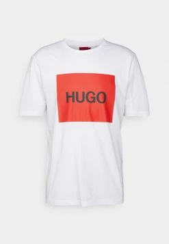 Budget 👍 HUGO DULIVE - T-shirt Imprimé - White 😉 -HUGO Sales c6ad7e818fbd404786ccdf87bf73bb7c