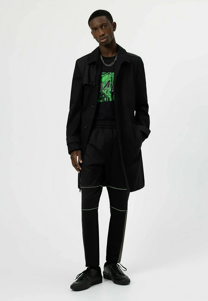 De gros 😍 HUGO DOLIVE - T-shirt Imprimé - Black 🎉 2 De gros 😍 HUGO DOLIVE - T-shirt Imprimé - Black 🎉 – Image 2