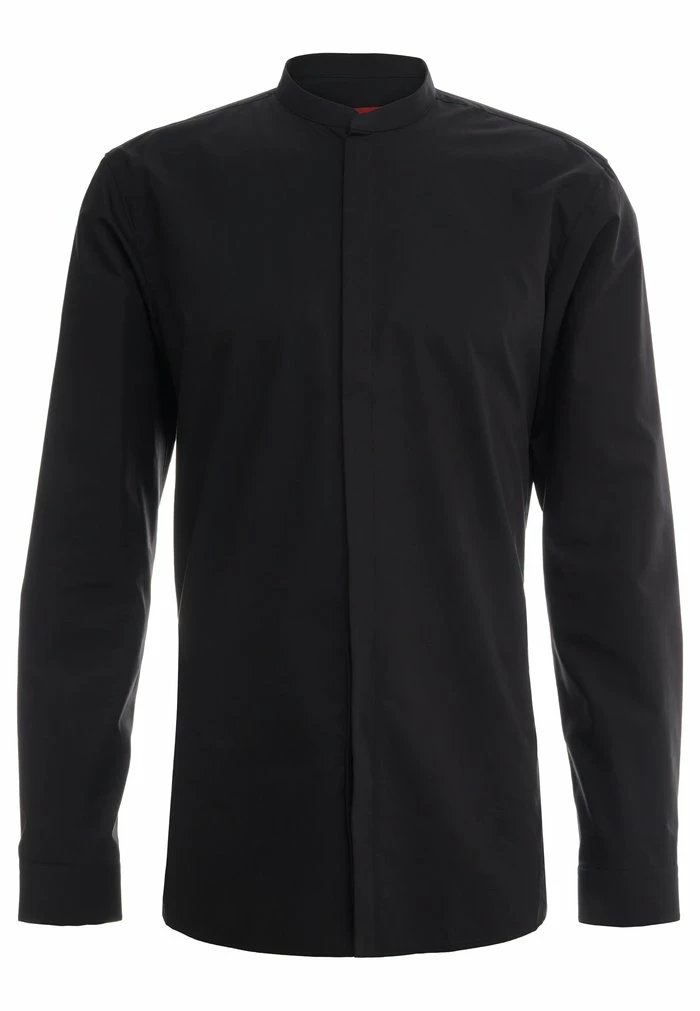 Grosses soldes 💯 HUGO ENRIQUE - Chemise Classique - Black 🎉 4 Grosses soldes 💯 HUGO ENRIQUE - Chemise Classique - Black 🎉 – Image 4