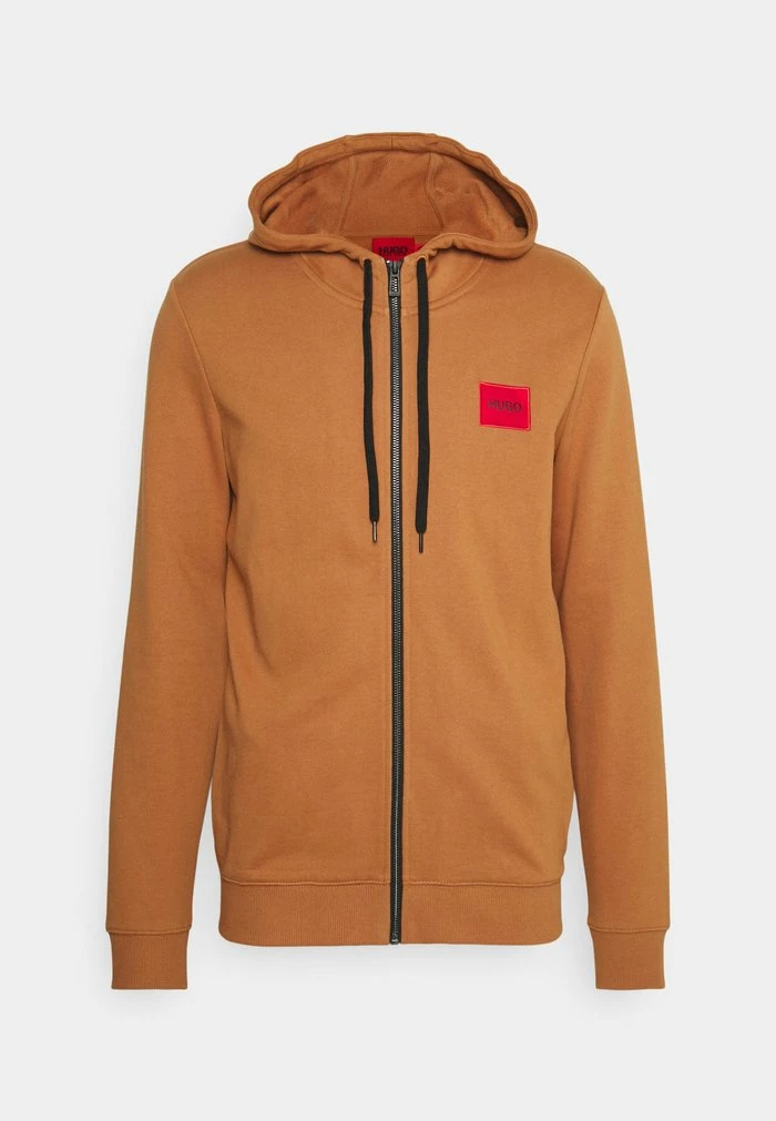 De gros 💯 HUGO DAPLE - Sweat à Capuche Zippé - Medium Brown ✨ 4 De gros 💯 HUGO DAPLE - Sweat à Capuche Zippé - Medium Brown ✨ – Image 4