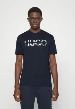 Tout neuf 🎁 HUGO DENGHIS - T-shirt Imprimé - Dark Blue 🥰