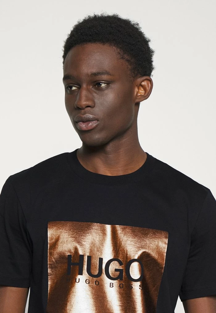 Bon marché 🔔 HUGO DOLIVE - T-shirt Imprimé - Black 👏 5 Bon marché 🔔 HUGO DOLIVE - T-shirt Imprimé - Black 👏 – Image 5