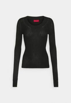 Le moins cher 👍 HUGO SUNESSA - Pullover - Black ⌛ -HUGO Sales ccc8d6e46a6a4977b43b444353be4afe