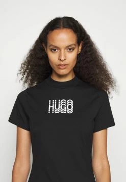Le moins cher 🔔 HUGO NARCISSA - Robe En Jersey - Black 🛒 -HUGO Sales ccf4b55463eb4cb9950a190b10eaec17