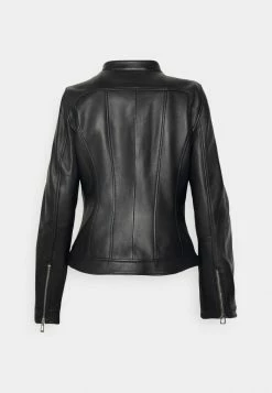Acheter ✔️ HUGO LADIAS - Veste En Cuir - Black 💯 -HUGO Sales cd4ad522d0564d94bce3ab72b89ede42