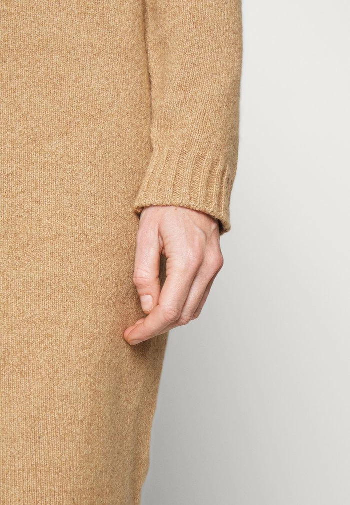 De gros 🥰 HUGO SOSONZ - Robe Pull - Camel Melange 🎉 7 De gros 🥰 HUGO SOSONZ - Robe Pull - Camel Melange 🎉 – Image 7